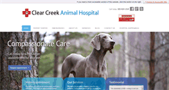 Desktop Screenshot of clearcreekvet.com